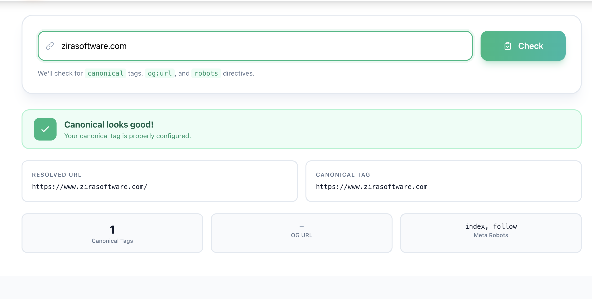 Canonical Tag Checker gallery image
