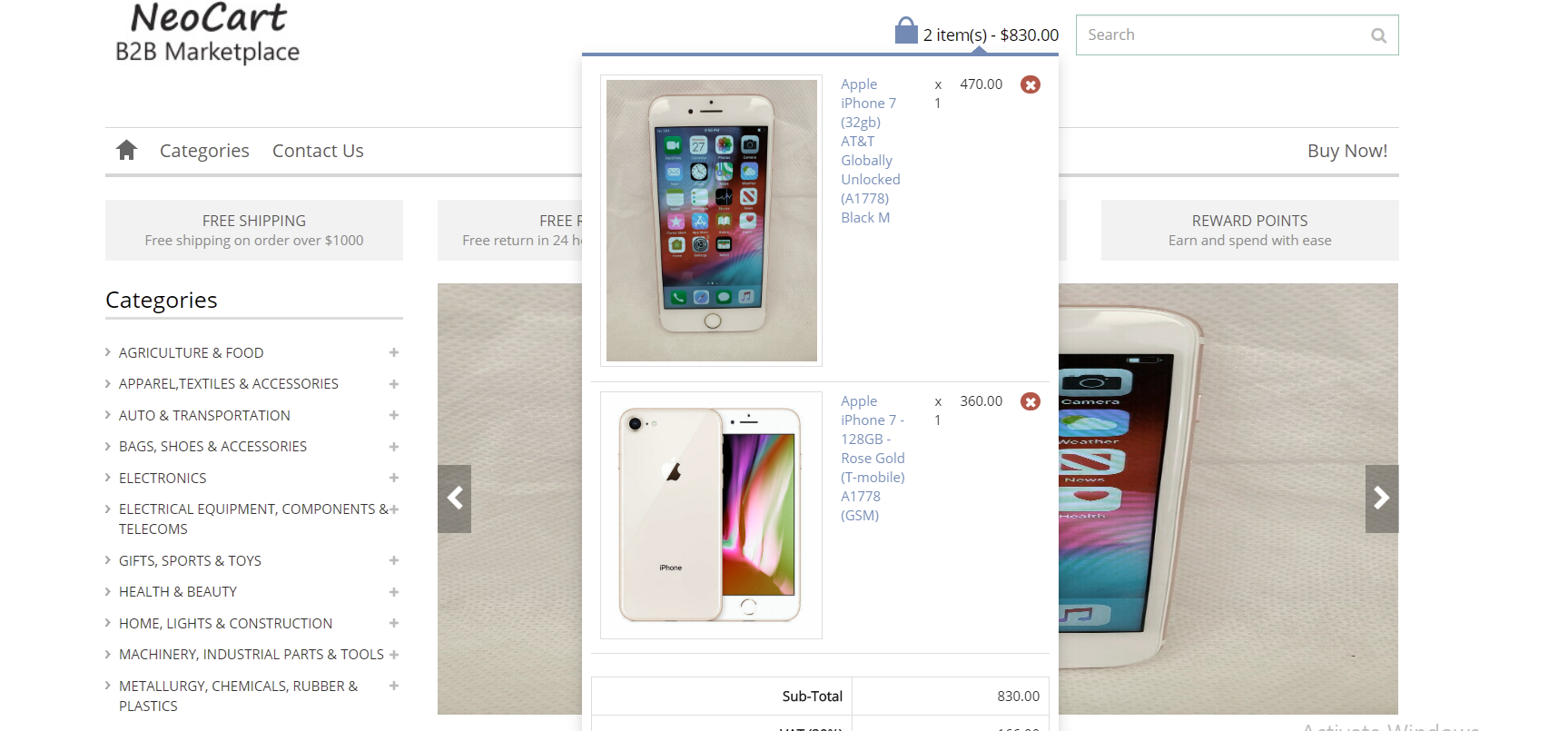 NeoCart - B2B MarketPlace eCommerce gallery image