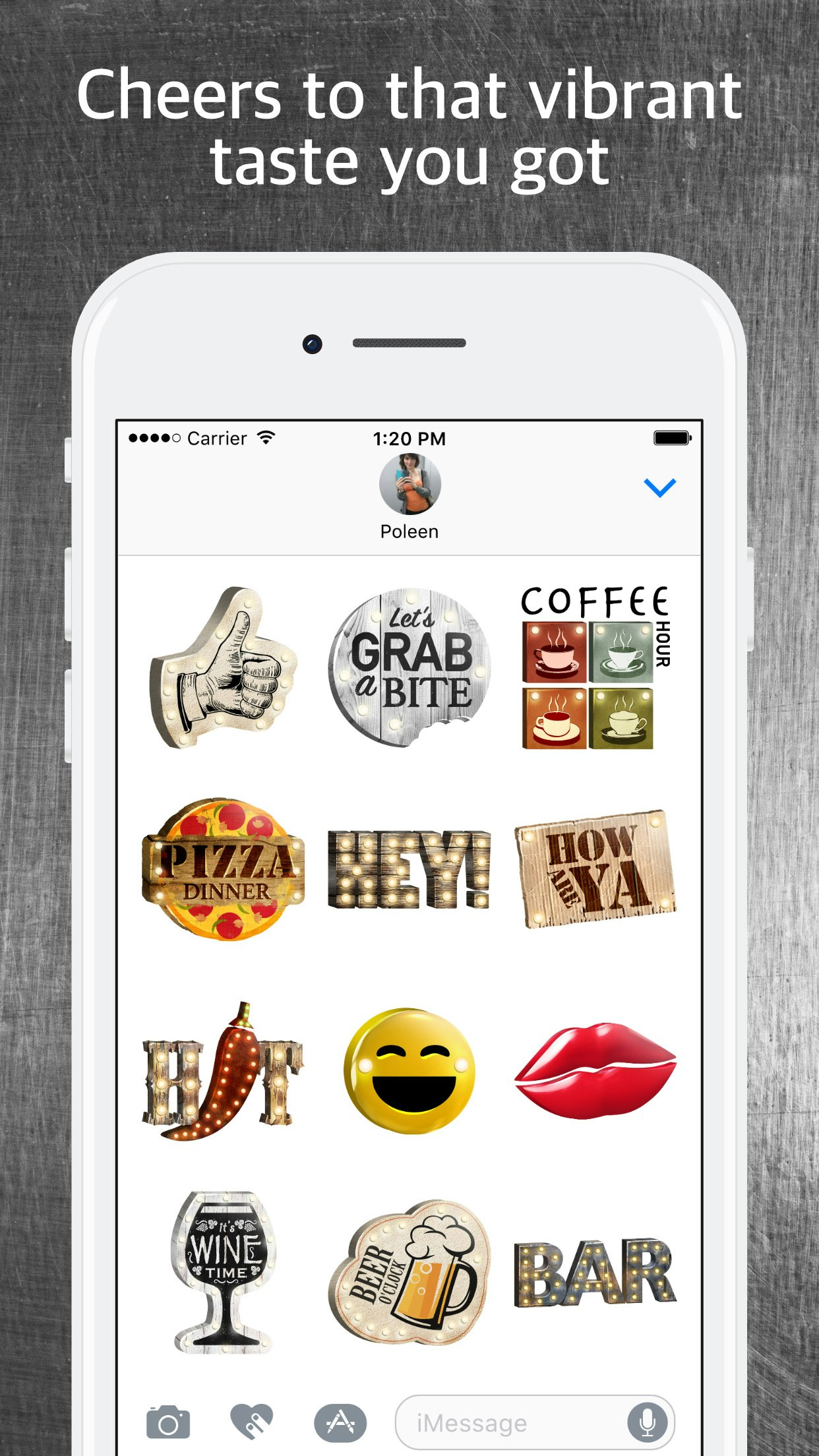 Marquee lights & art stickers gallery image