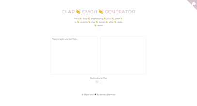 Clap Emoji Generator gallery image