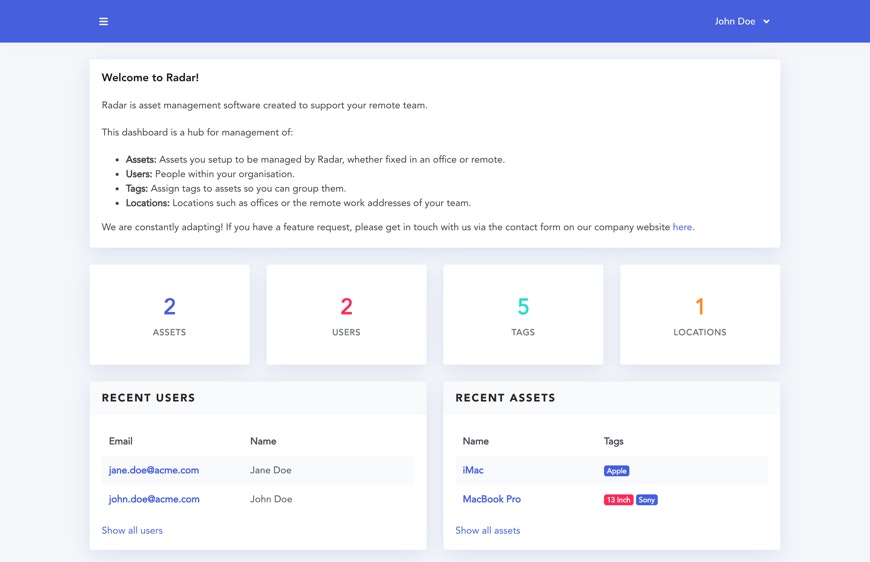 Radar for Remote Asset Management gallery image