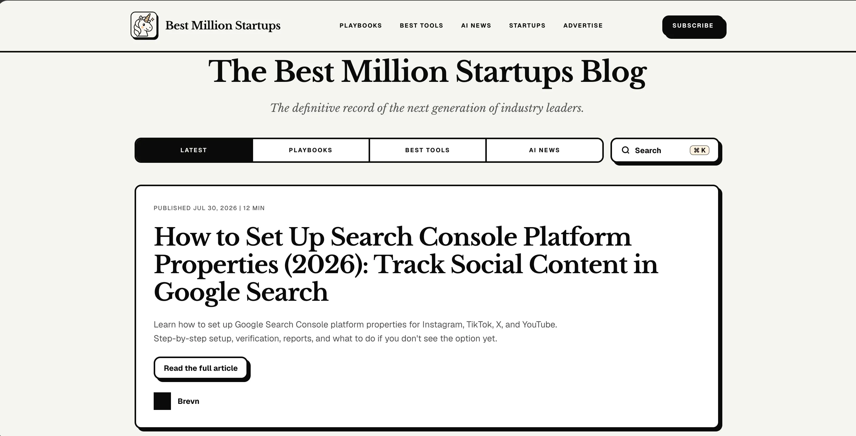Best Million Startups gallery image