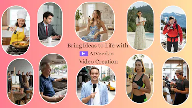 Create Pro Videos in Minutes - AIVeed.io gallery image