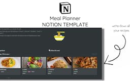 Notion Meal Planner media 3