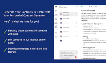 AI Contract Generator gallery image