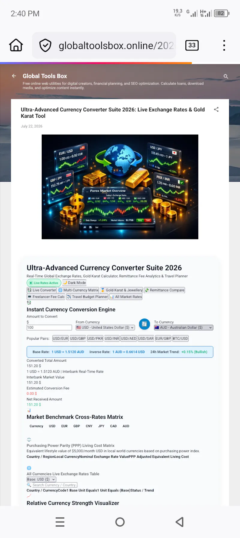 Ultra-Advanced Currency Converter Suite  screenshot 7