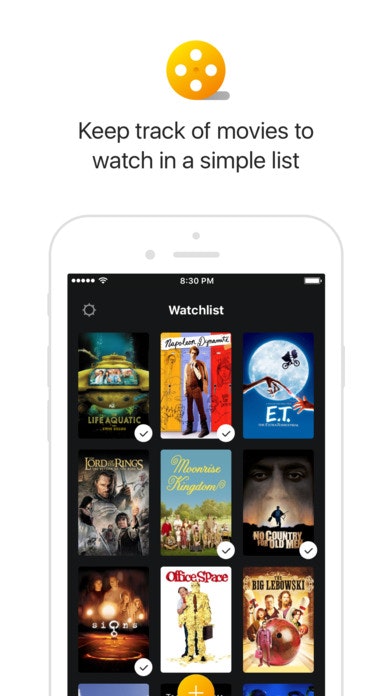 Watchlist: Save movies to watch later