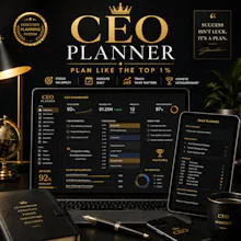 The CEO Notion Planner gallery image