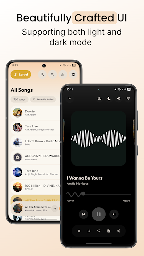 Larvel Player: Music player - Screenshot 2 showing product features and functionality