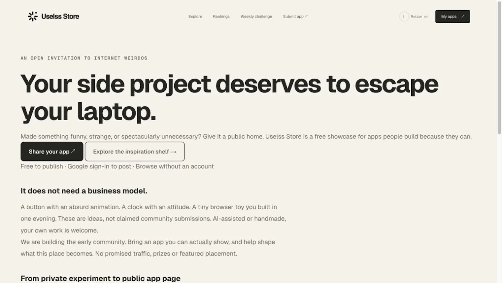 Uselss Store screenshot 5