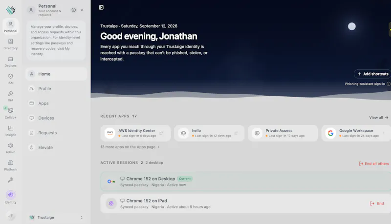 Trustaige screenshot 2