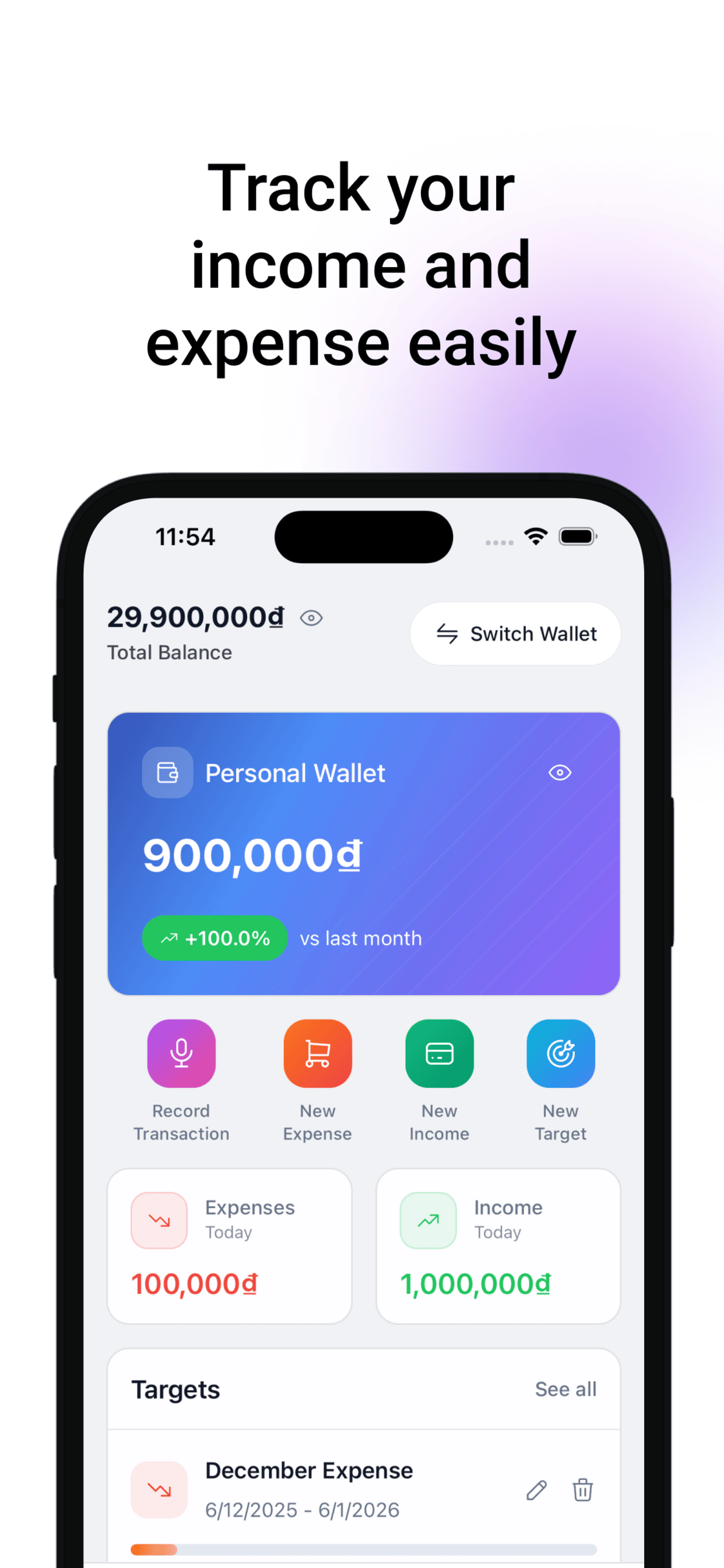 SpendBee  - Main product screenshot demonstrating key features and user interface
