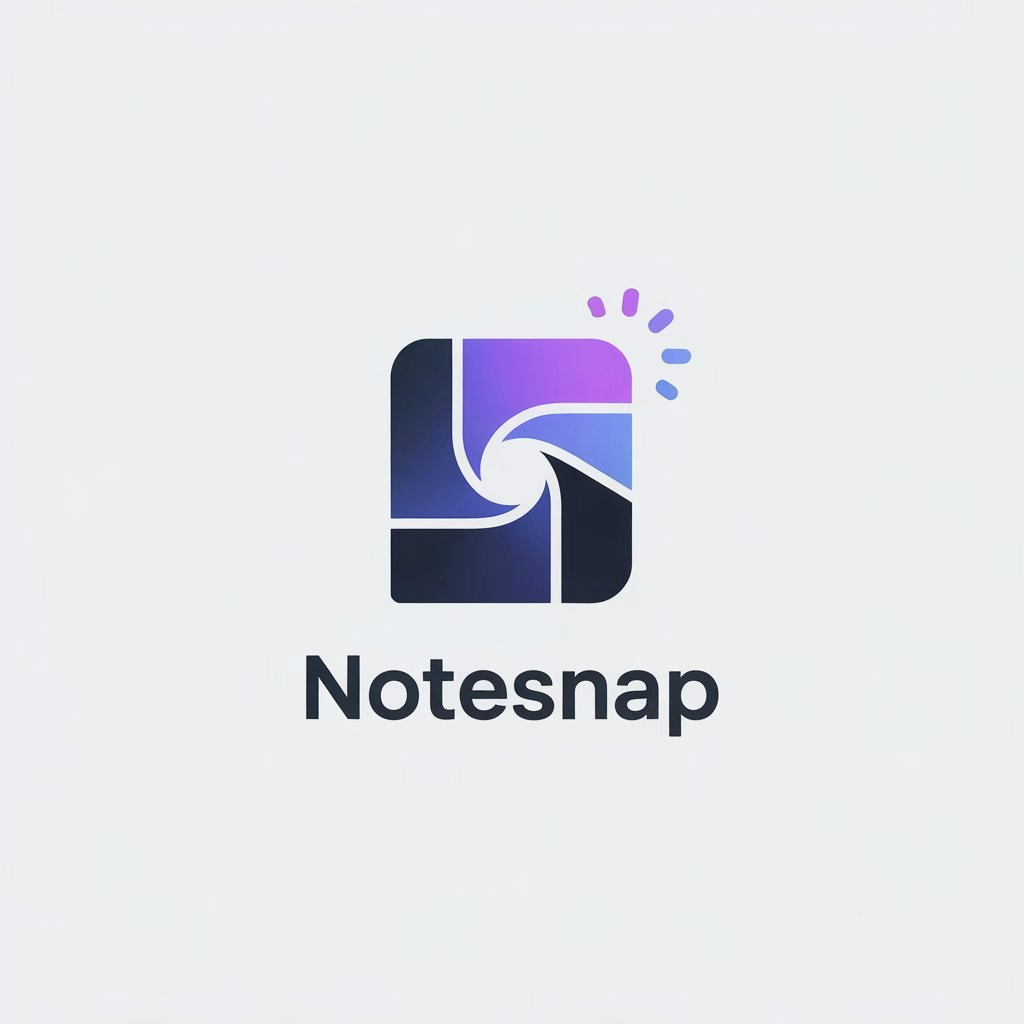 NoteSnap – Turn messy notes to summaries logo