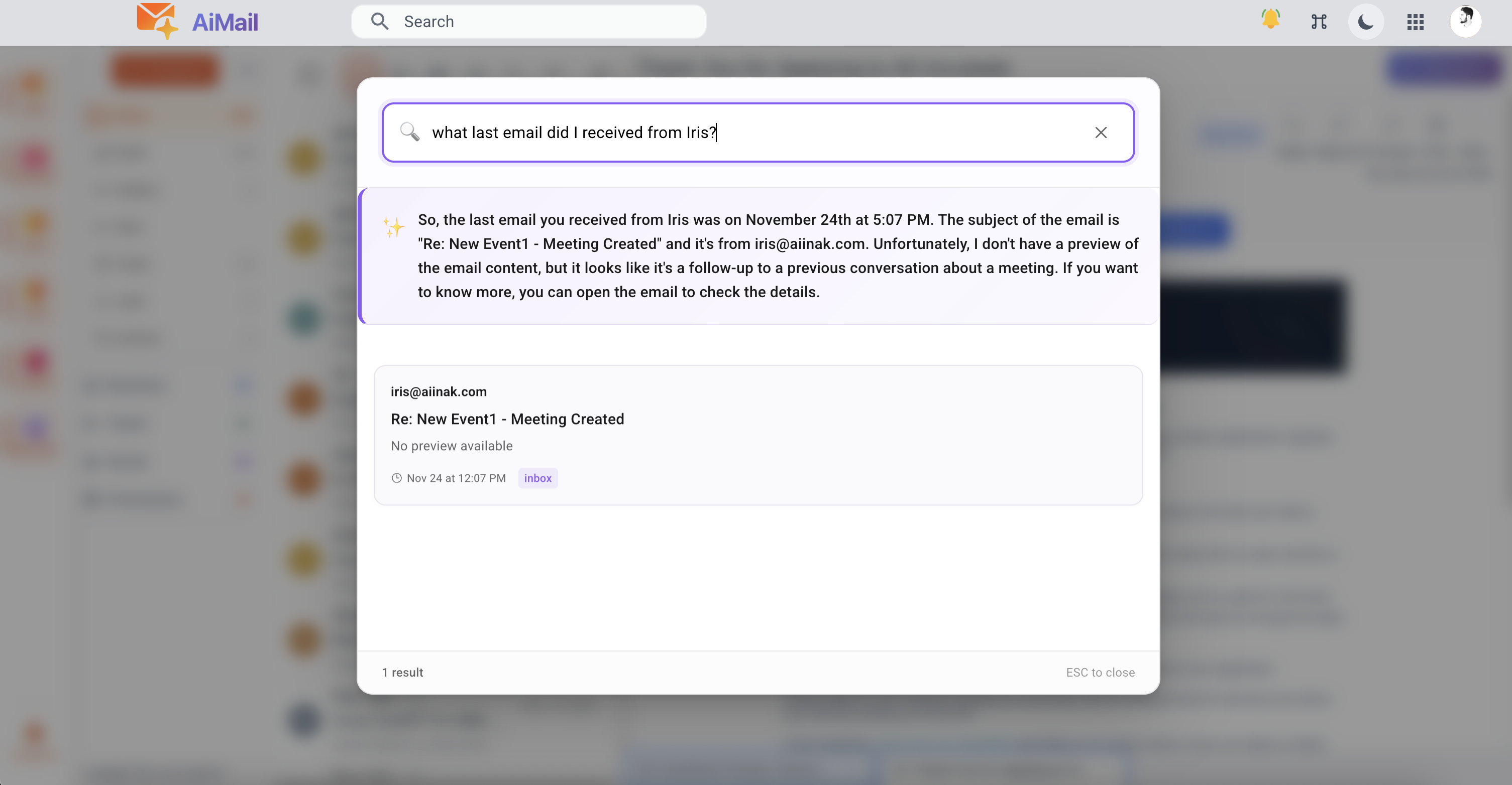 AiMail by Aiinak - Screenshot 5 showing product features and functionality