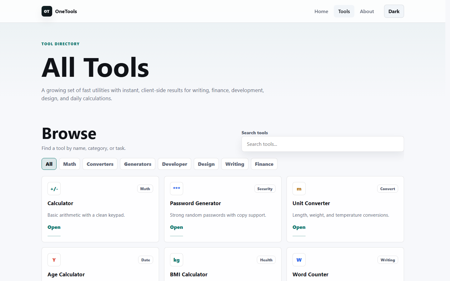 OneTools gallery image