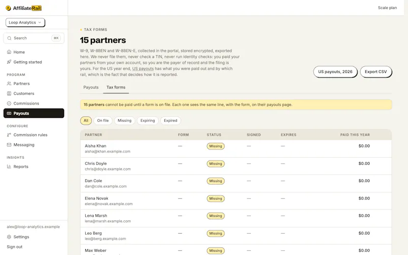 AffiliateRail screenshot 11