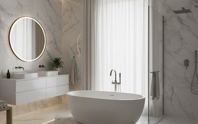 Luxury Modern Bathroom Design gallery image
