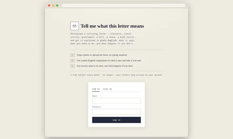 Tell Me What This Letter Means screenshot 3