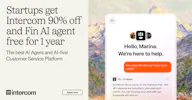 Intercom + Fin AI Agent for Startups