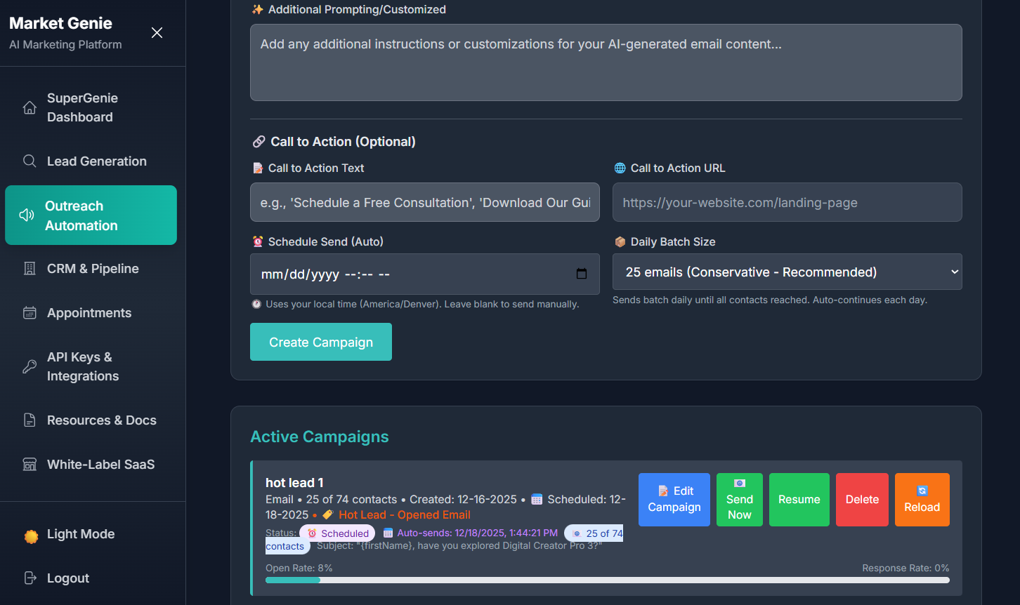 Market Genie: Your AI Marketing Co-Pilot gallery image