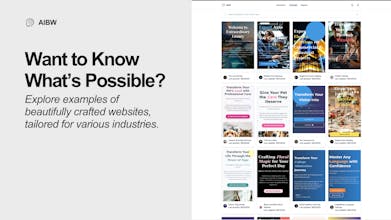 AI Builds Websites: Unique and Your Way! gallery image