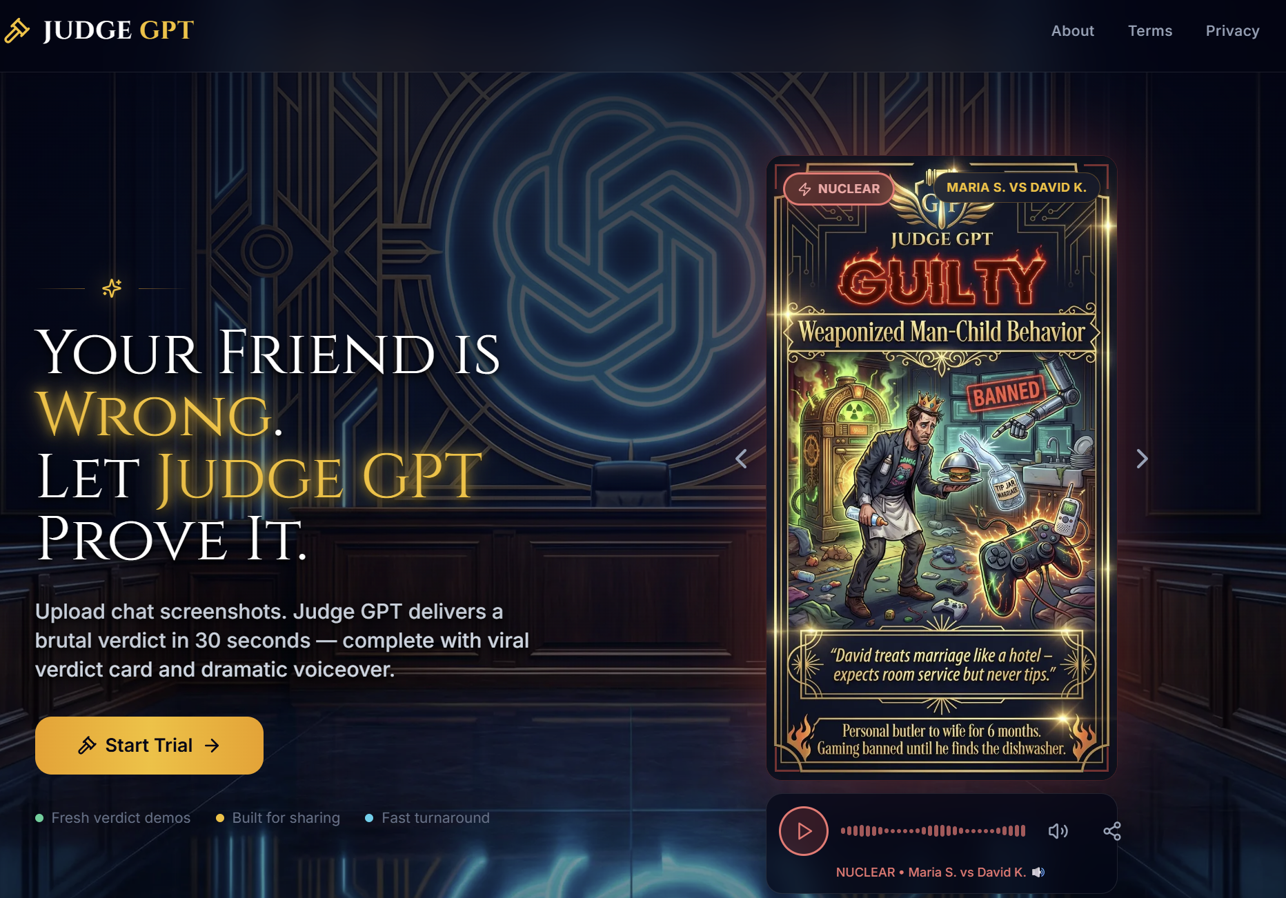 Judge GPT gallery image