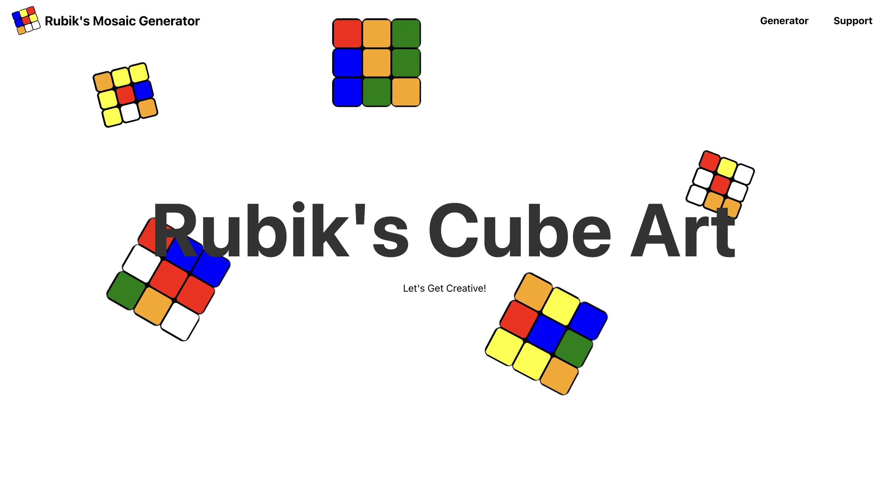 Rubik 's Cube Mosaic Generator - 모든 사진에서 Rubik의 큐브 모자이크를 만듭니다! 미디어 2