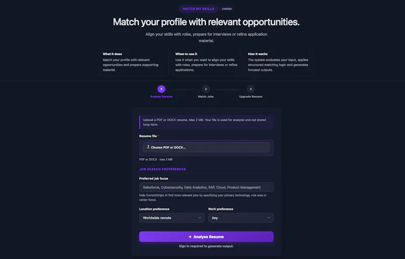 CurrentOrigin AI screenshot 8