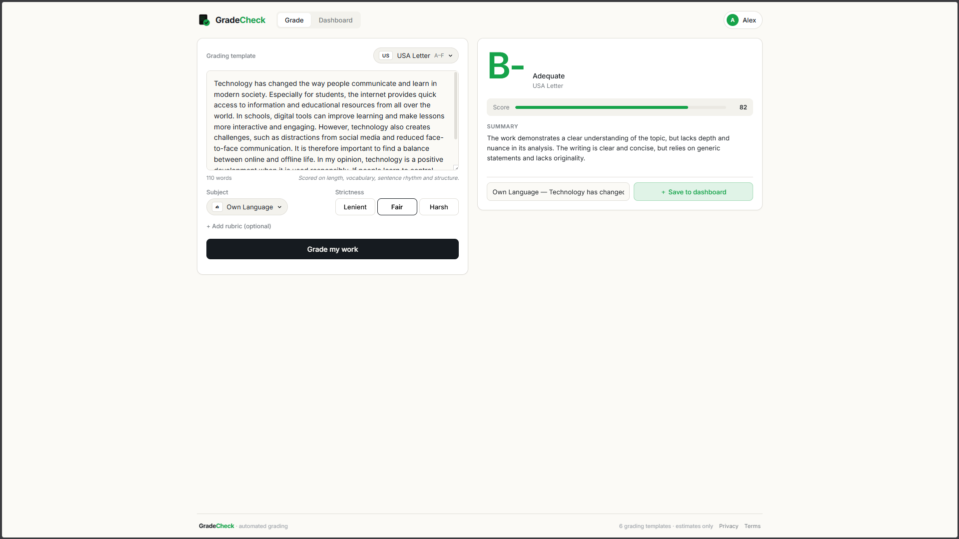 GradeCheck gallery image
