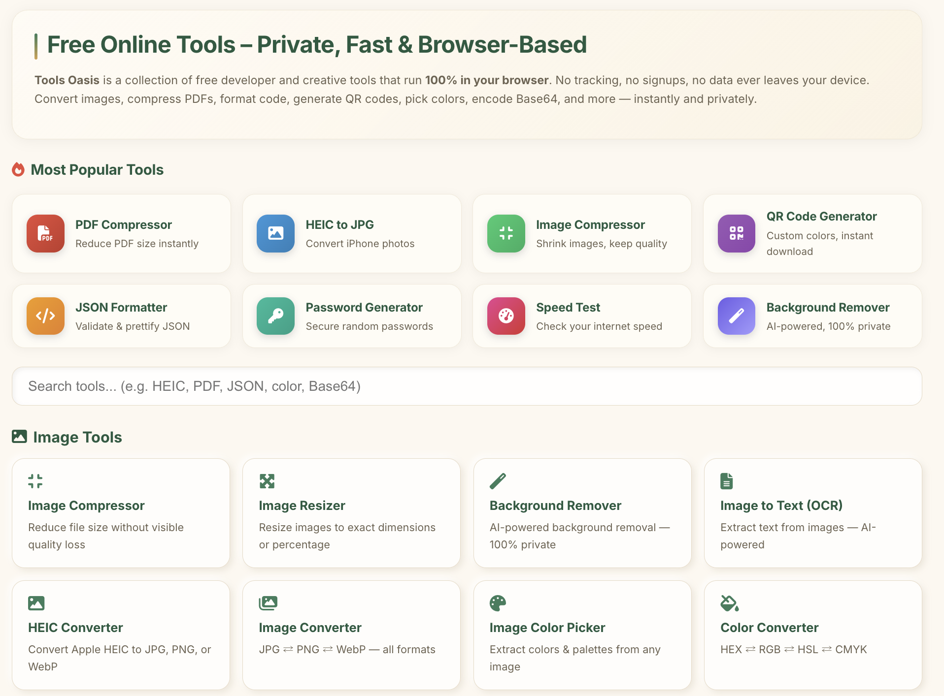 Tools Oasis gallery image