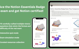 Notion Essentials Badge Exam Companion media 1