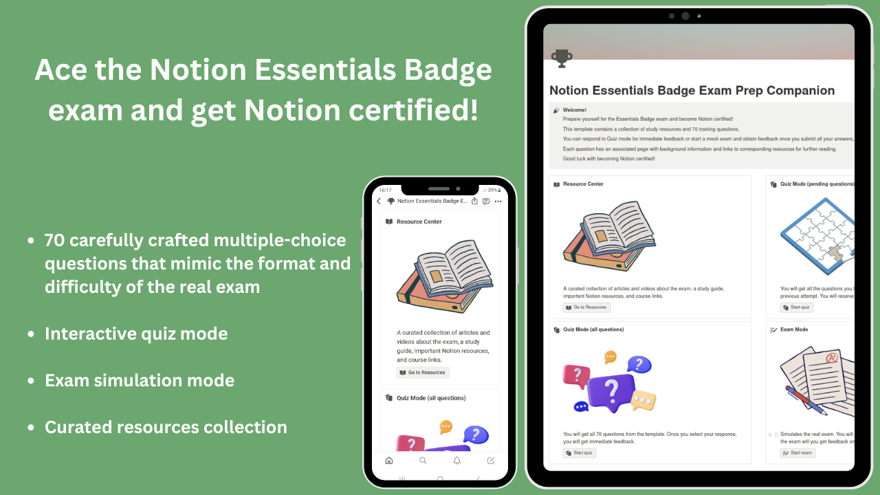 Понятие Essentials Exam Exam Exam Companion - Подготовьтесь эффективно, чтобы получить сертификат понятия! медиа 1