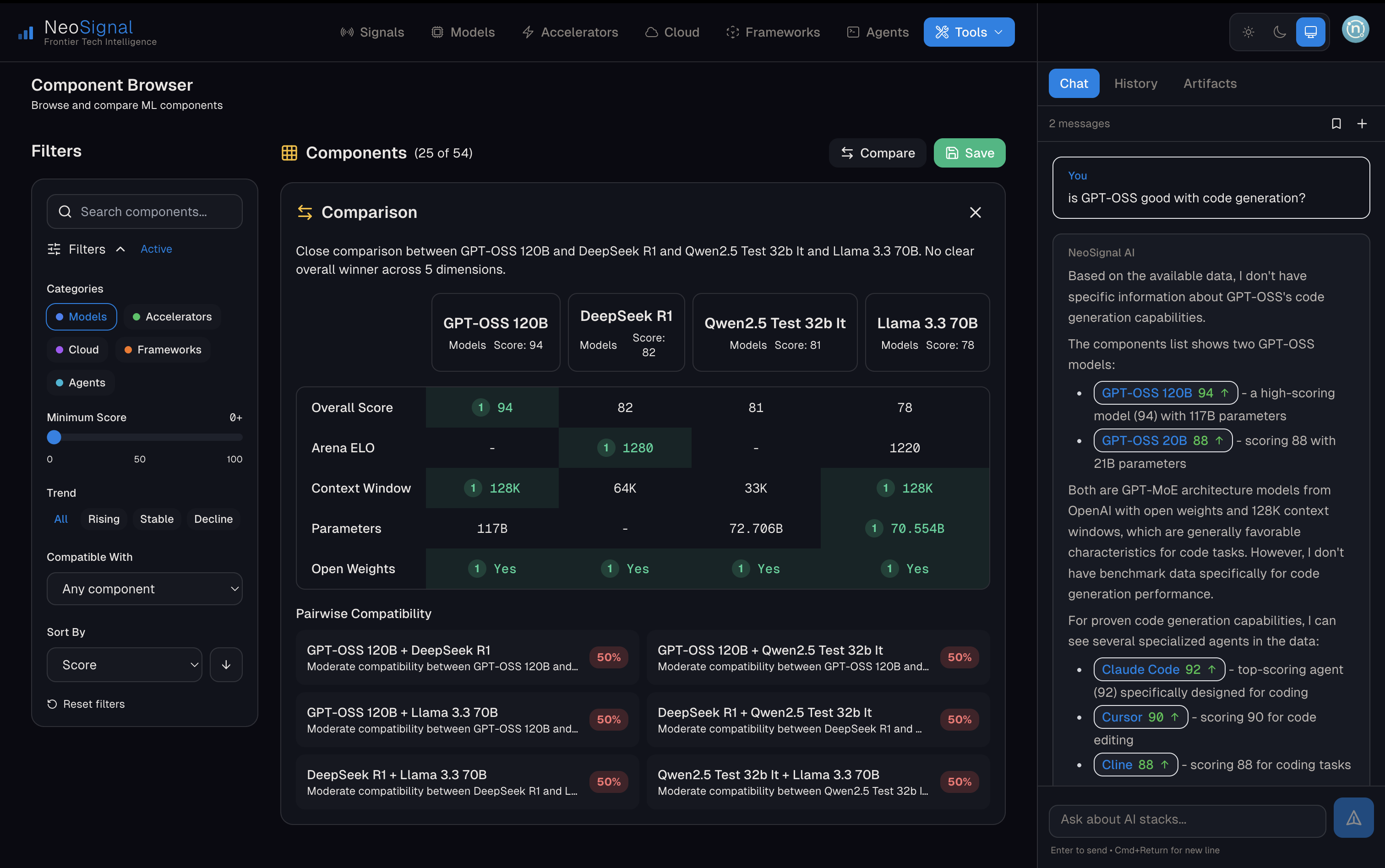 NeoSignal - Screenshot 3 showing product features and functionality