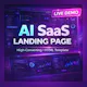 LuxeAI – Premium AI SaaS Landing Page