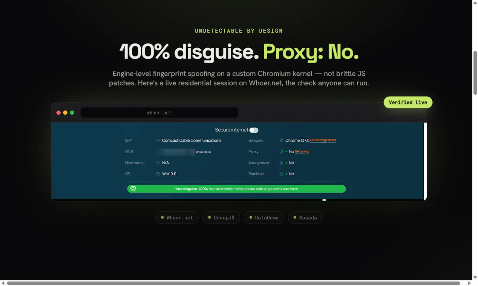 AntiBrow (npm: anti-detect-browser) screenshot 2