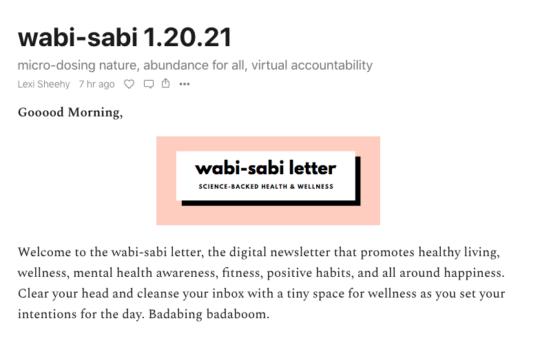 wabi-sabi letter gallery image