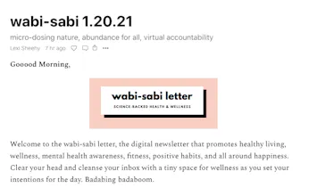 wabi-sabi letter gallery image