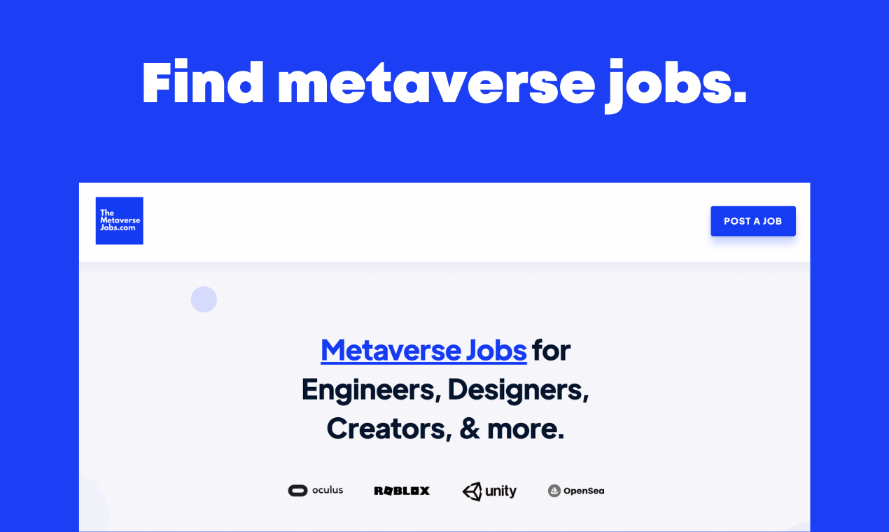 Metaverse Jobs gallery image
