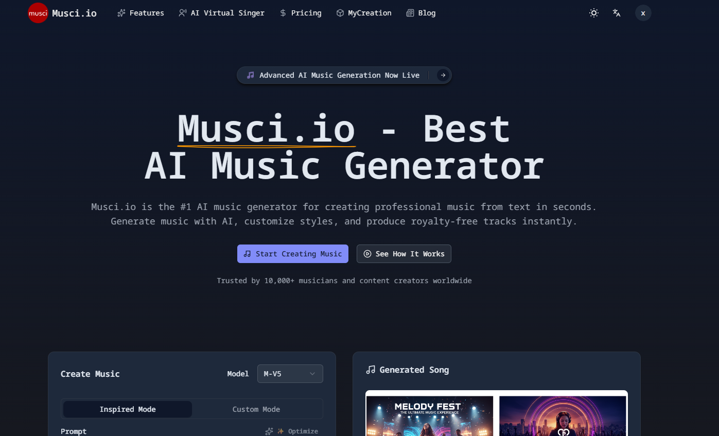 musci.io - Screenshot 3 preview