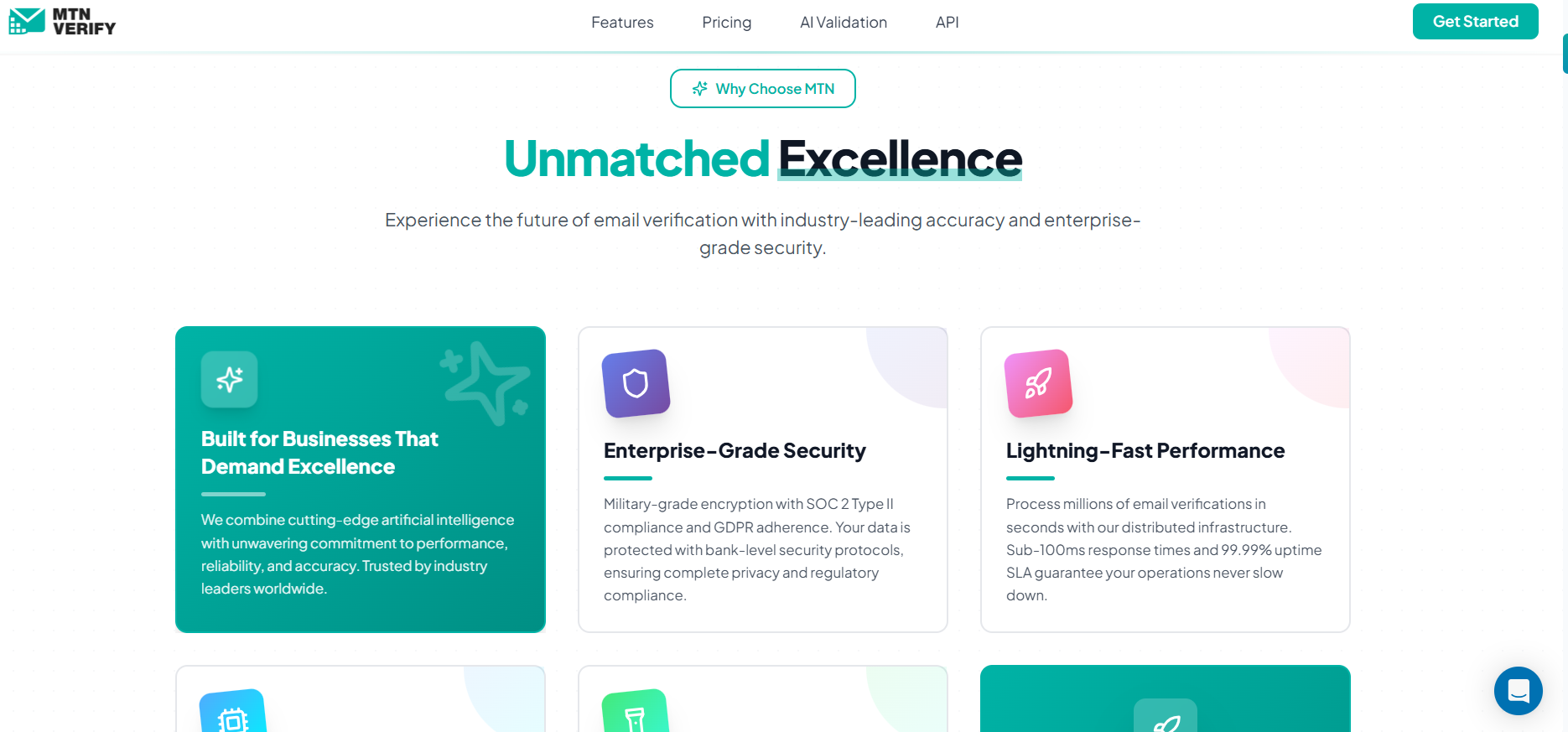 MTN Email Verifier - Screenshot 2 showing product features and functionality