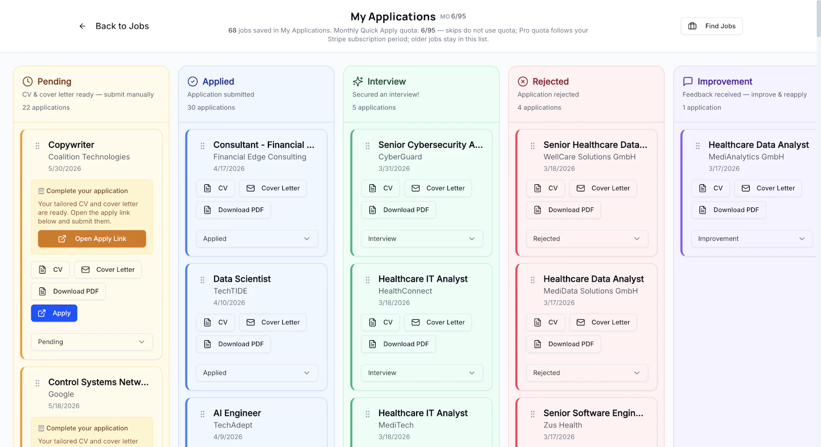 ResumeAI – AI Job Application Copilot screenshot 3