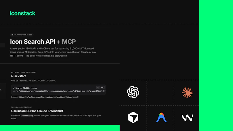 Iconstack: MCP-Native Icon Search screenshot 3