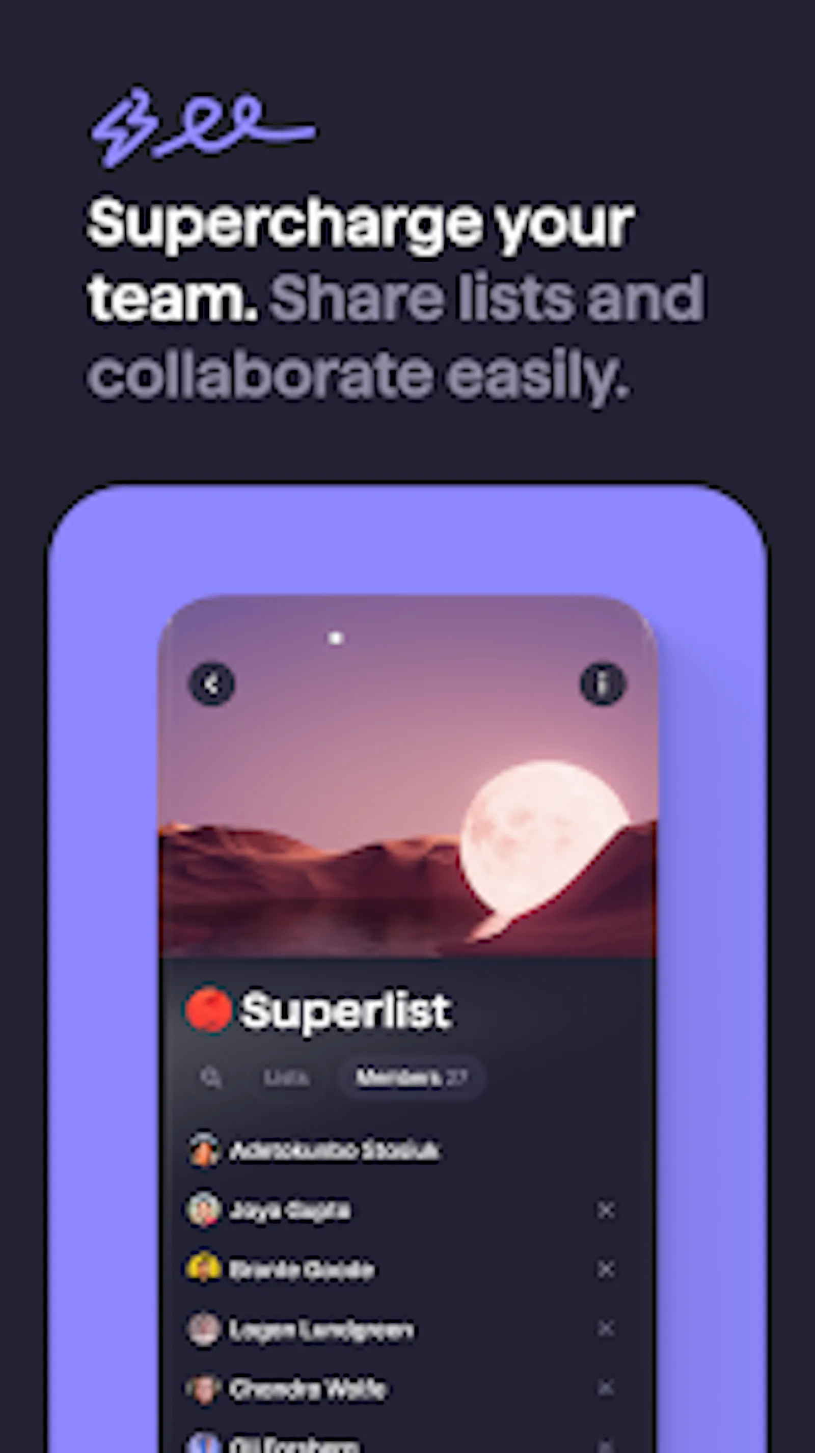 Superlist screenshot 1