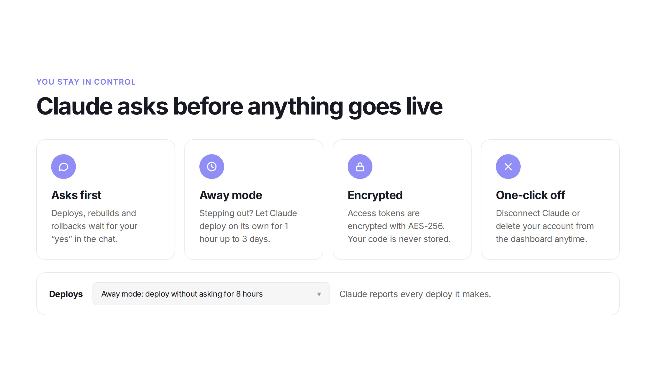 Relaykit: GitHub + Netlify for Claude gallery image