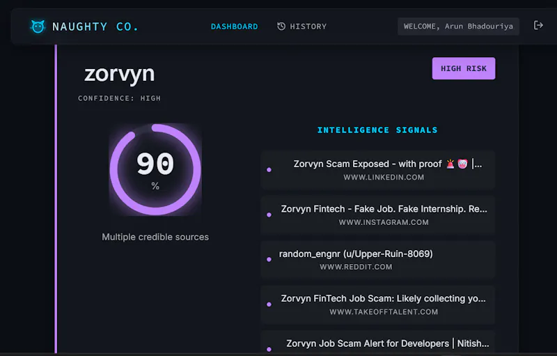 EntityIntel screenshot 2