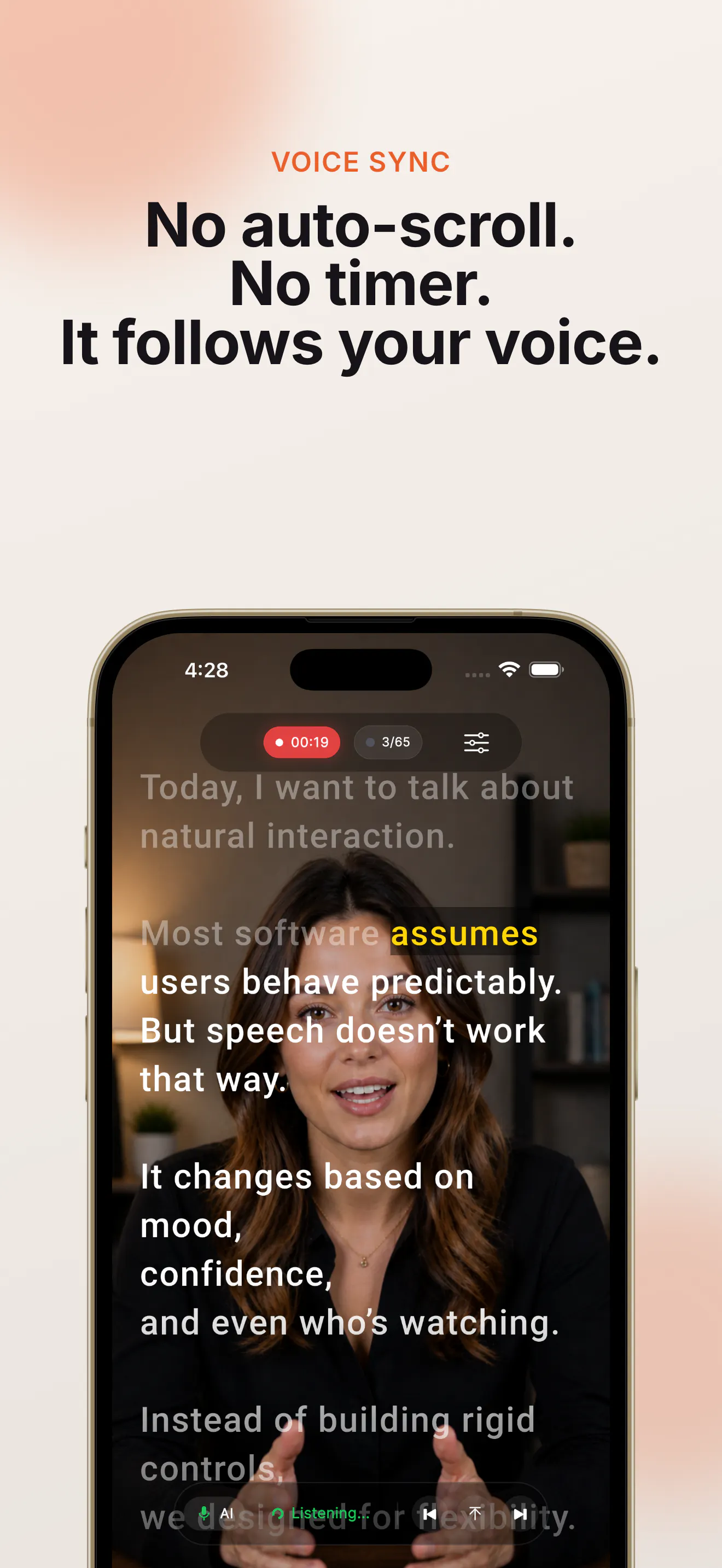 VoiceSync AI Teleprompter gallery image