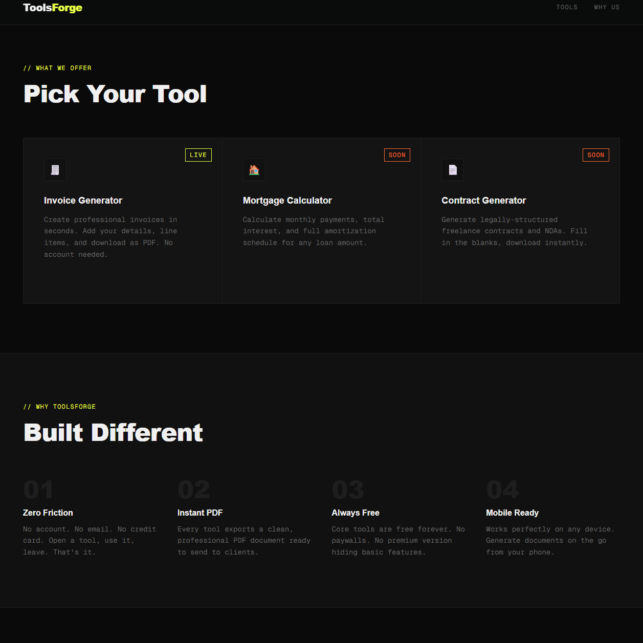 ToolsForge gallery image