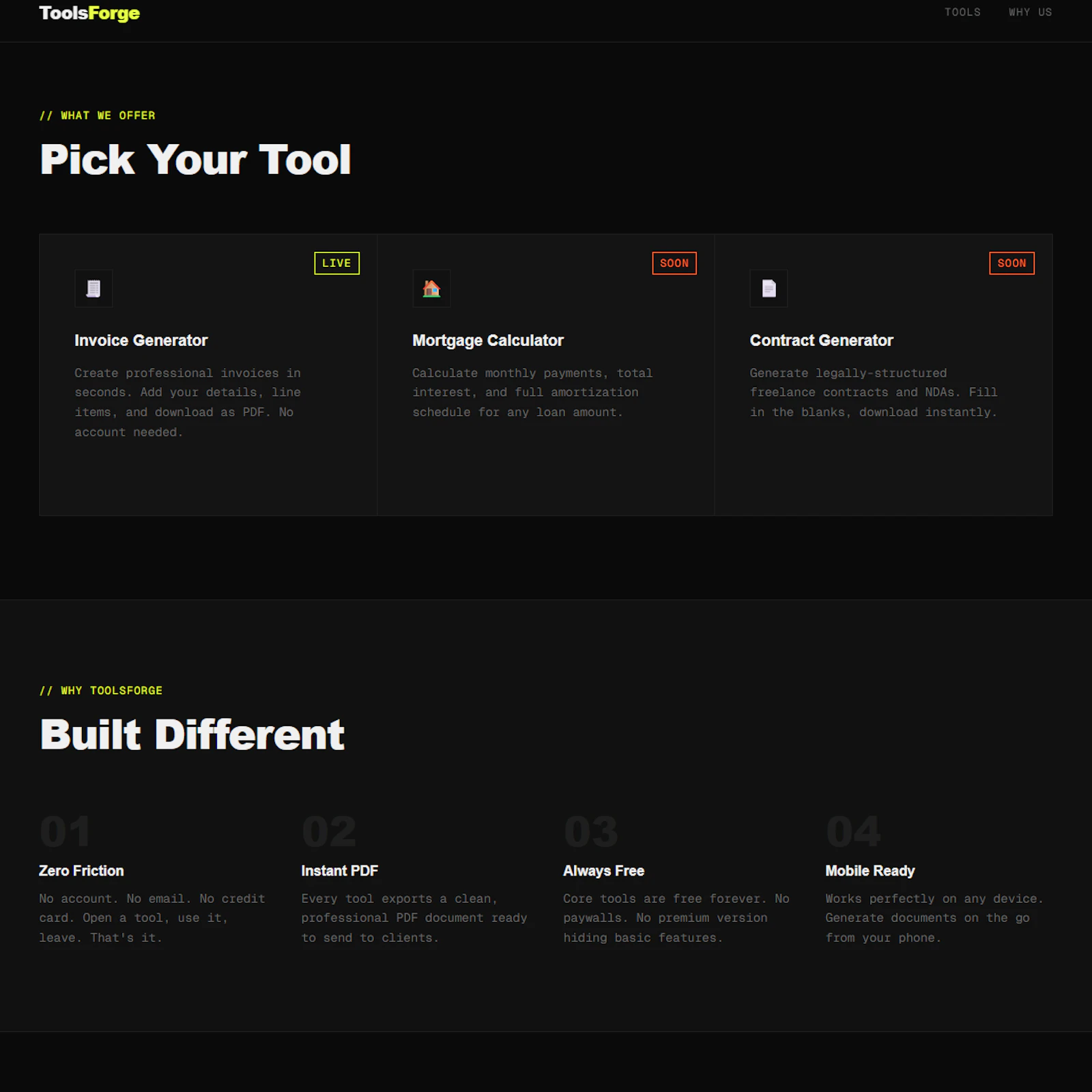 ToolsForge screenshot 3