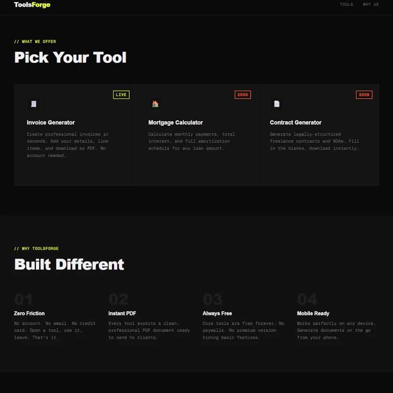 ToolsForge screenshot 3