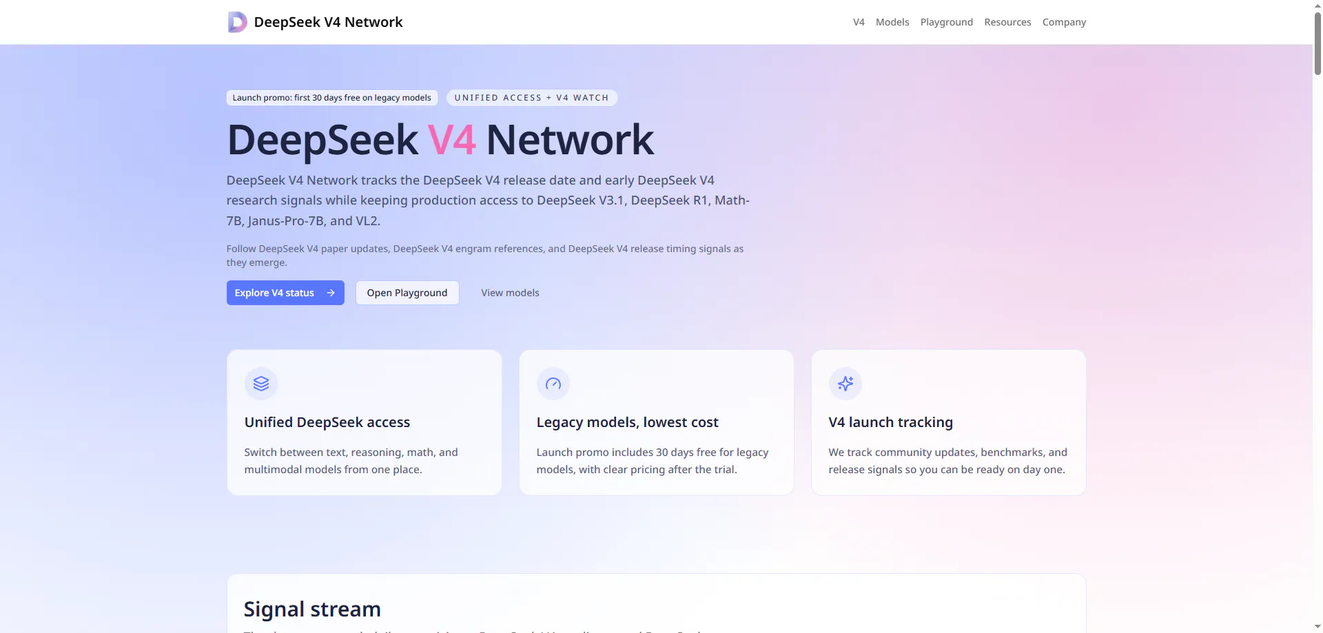 DeepSeek V4 Network 项目横幅